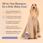 Pawfy Dog Shampoo and Conditioner for Itchy Skin Relief | Puppy Shampoo for Sensitive Skin | Natural 5 in 1 Pet Shampoo with Coconut, Oatmeal & Aloe Vera| Ideal Dog Wash for Smelly Dogs - Image 3