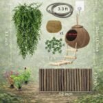 HERCOCCI Crested Gecko Tank Accessories, Reptile Hanging Plants Vines with Coconut Shell Ladder Hideout Hermit Crab Decor for Lizard, Chameleon Cage, Snakes, Hermit Crab, Leopard Gecko - Image 5