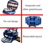 Camping First Aid Kit Hospital Grade Medical Supplies for Emergency and Survival Situations Ideal for Car Trucks Camping Hiking Travel Office Sports Pets Hunting Home(Only empty package) (Blue ) - Image 4