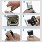 Audoc 3Pack Dog Grooming Blades Compatible with ONEISALL Pet Clippers，Low Noise，Made of Stainless Steel Pet Clipper Blade - Image 6