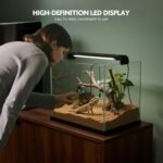 PAIZOO Reptile Thermometer Hygrometer, LED Reptile Tank Thermometer and Humidity Gauge, Rechargeable Digital Hygrometer for Reptile Tank Accessories, Switch Between ℉/℃, Always-on Display Mode - Image 3