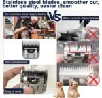Detachable Steel Pet Dog Clipper Blades, Size-4F, Compatible with Andis Cut Length 3/8" - Image 3