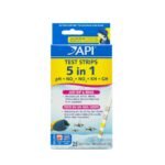 API 5-in-1 Test Strips Freshwater and Saltwater Aquarium Test Strips 25-Count Box - Image 2