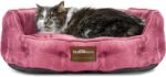 ClevaHome Cat Dog Bed for Small Pets up to 15lbs - Round Cat Beds for Indoor Cats, Machine Washable Comfortable Pet Bed for Puppy and Kitten with Non-Slip Bottom (Plum Pink) - Image 2