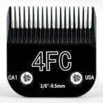 Detachable Steel Pet Dog Clipper Blades, Size-4F, Compatible with Andis Cut Length 3/8" - Image 2