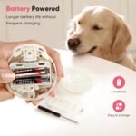 Petbobi Interactive Dog Toys for Boredom - Moving Dog Toy for Stimulating Play, Pet Plush Squeaky Ball for Small Medium Breeds with 4 Batteries, Pink - Image 7
