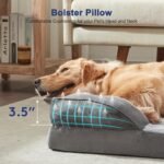 FURTIME Orthopedic Dog Beds Large Sized Dog, XL Washable Dog Sofa Bed for Large Dogs, Comfy Supportive Egg-Crate Foam Pet Couch Bed with Removable Cover, Waterproof Lining and Nonskid Bottom - Image 5