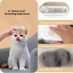 Cat Steam Brushes for Shedding, 4 in 1 Rechargeable Steam Brush for Cats and Dogs,Grooming Comb with Spray - Image 3