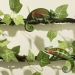 BNOSDM Reptile Climbing Branch Flexible Bend-A-Branch Jungle Vines Terrarium Plant Decoration with Suction Cup for Crested Gecko Chameleon Gecko Snake Tree Frog 2PCS - Image 5
