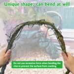 VCEPJH Large Reptile Vines Thick Terrarium Plants 118 Inches Long Flexible Climbing Branch Snake Tank Accessories Greenery Habitat Decor for Bearded Dragon Chameleon Gecko Frog Lizard (L) - Image 6
