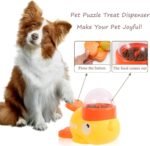Dog Interactive Treat Dispenser Toy Cat Puzzle Slow Feeder Duck-Shaped Pet Toys for Cat and Dogs Enrichment Training - Image 3