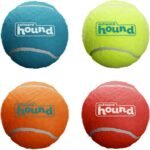 Outward Hound Squeaker Ballz – Squeaky Tennis Balls for Dogs Under 50 lbs, Interactive Dog Toy for Fetch & Training, Medium (2.5"), 4‑Pack - Image 2
