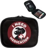 Rnyleeg Dog First Aid Kits for Pet Small First Aid Kit Bag Empty for Home Outdoor Car Portable Emergency Medical Trauma Bag Black - Image 2