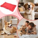 Pet Sleeping Mat - Portable Foldable Dog Bed, Waterproof Outdoor Cushion with Soft Plush, Lightweight Roll Up Design, Ideal for Camping Hiking Travel Backyard or Indoor Use for Small Medium La - Image 4