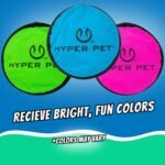 Hyper Pet Flippy Flopper 9" Flying Disc Soft Dog Toy, Floats in Water & Safe on Teeth, for All Breeds, Pack of 5 (Colors May Vary) - Image 4