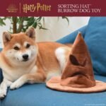 Harry Potter House Sorting Hat Burrow Pet Toy | Dog Toy Sorting Hat with House Plush Removable Parts | Sorting Hat Burrow Toy for Dogs | Crinkle Dog Toy, Dog Chew Toys 10 inch - Image 3