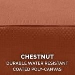Furhaven Water-Resistant Orthopedic Dog Bed for Large Dogs w/ Removable Washable Cover, For Dogs Up to 95 lbs - Indoor/Outdoor Logo Print Oxford Polycanvas Mattress - Chestnut, Jumbo/XL - Image 4