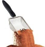 SunGrow Reptile Sand Scoop, Stainless Steel Sifter for Lizard, Gecko & Snake Habitat, Substrate Scoop, Non-Slip Handle, Fine Mesh Scooper for Clumping Sand – Not Suitable for Pellet or Crystal Litter - Image 3