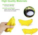 5.3'' Squeak Latex Dog Toys Banana 3 Pcs, Funny Fruit Sets Pet Toys Puppy Small Medium Dog Squeaky Chew Toys - Image 3