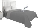 Easy-Going 100% Waterproof Dog Bed Cover Reversible Leak Proof Couch Cover Washable Sofa Cover Furniture Protector Blanket for Pets Kids Children Dog Cat (68x86 Inch, Gray/Light Gray) - Image 2