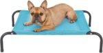 FurHaven Elevated Pet Cots - Cooling & Breathable Nylon Mesh Hammock for Small Dogs & Cats/Easy-to-Assemble / / Durable and Reinforced/Perfect for Rest & Relaxation Outdoors - Capri Blue, Small - Image 2