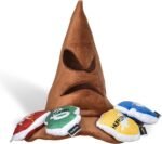 Harry Potter House Sorting Hat Burrow Pet Toy | Dog Toy Sorting Hat with House Plush Removable Parts | Sorting Hat Burrow Toy for Dogs | Crinkle Dog Toy, Dog Chew Toys 10 inch - Image 2