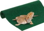 SunGrow, Reptile Mat, Terrarium Floor Liner, 30BR/40BR/50/65 Gallon, Substrate Carpet, Soft Bedding for Reptiles - Gecko, Lizard, Snake, Tortoise, Reptile Cage Tank Supplies & Accessories, Green, 1Pc - Image 2